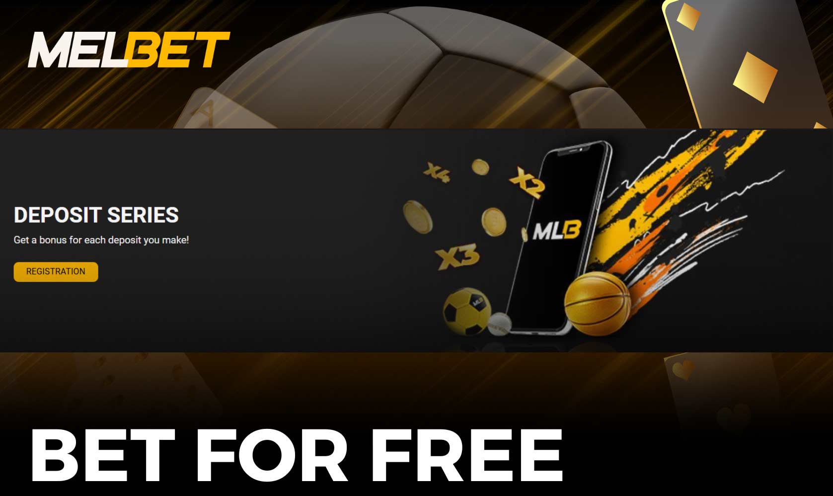 Bet for Free - Free Bets Melbet