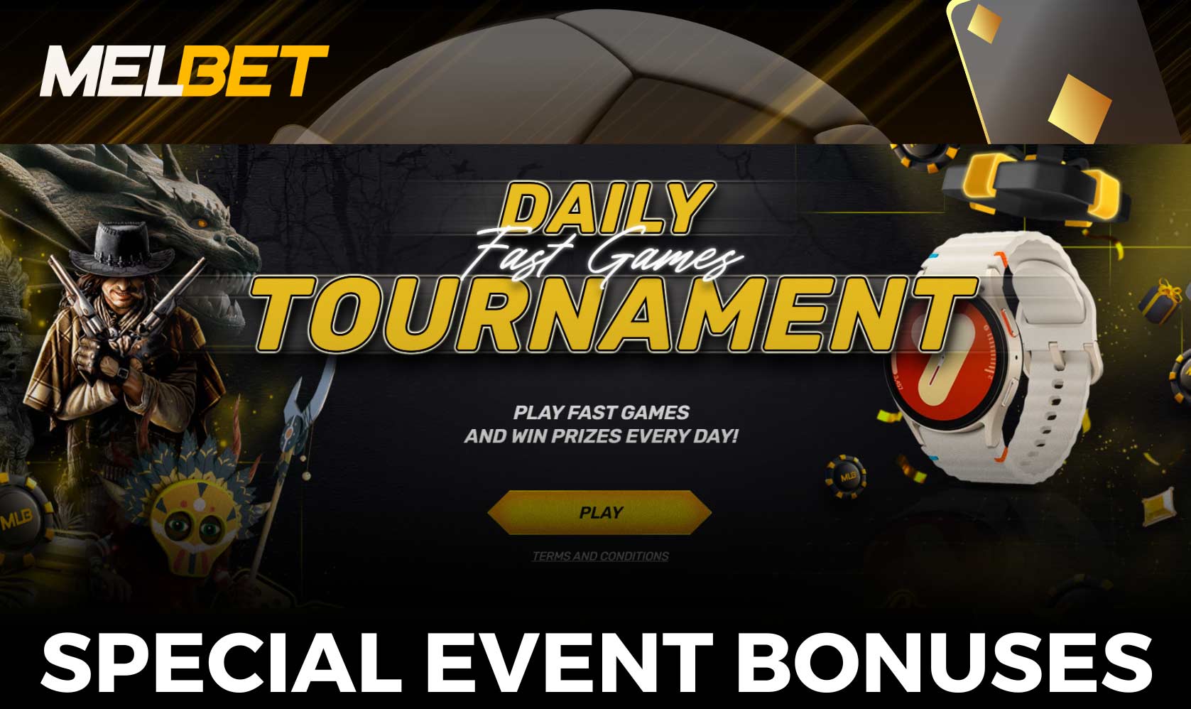 Special Event Bonuses in Melbet